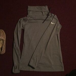 Nike dri-fit cowl neck fleece sweatshirt